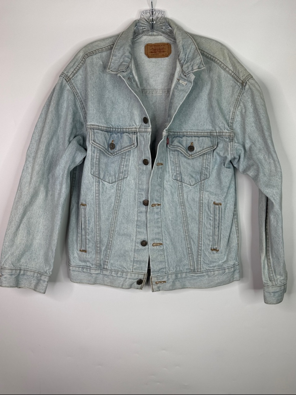 Vintage Levi's Denim Trucker Jacket 57508-0212 Size XL